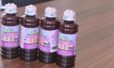 Samples of Vidicine manufactured by Kazire Health Products Ltd