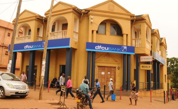 One of the branches of the defunct Crane Bank branches that had been taken over by dfcu Bank. PHOTO/FILE
