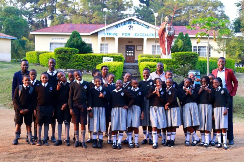 Pupils of Parental Care Primary and Nursery School Bushenyi in group photo