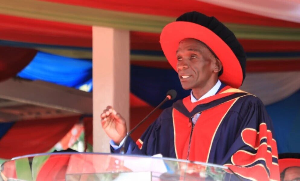 Kipchoge awarded prestigious Honorary Degree at Jomo Kenyatta University