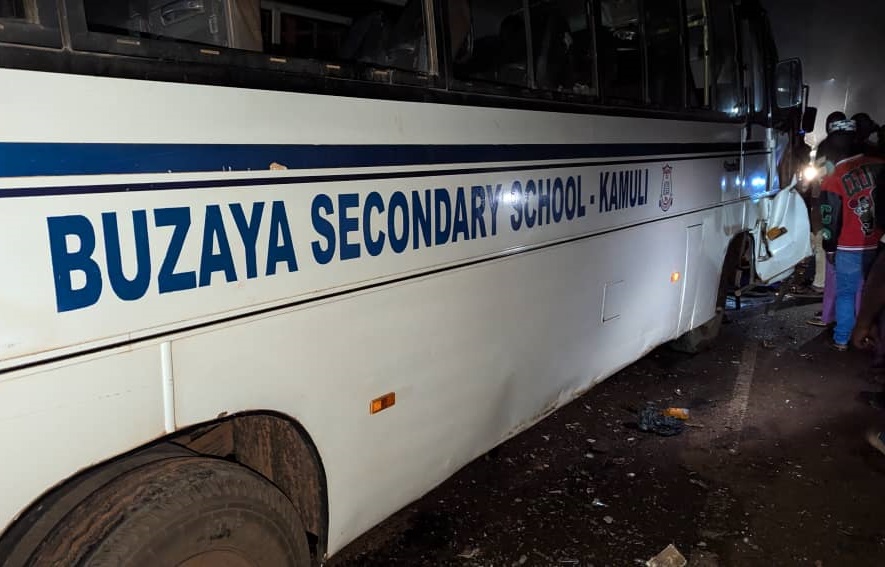 Scores injured as school bus collides with sugarcane truck on Jinja ...
